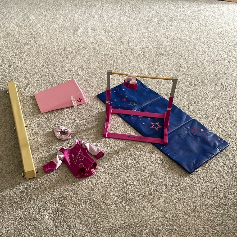 American Girl doll Full Gymnastics set AND Outfit